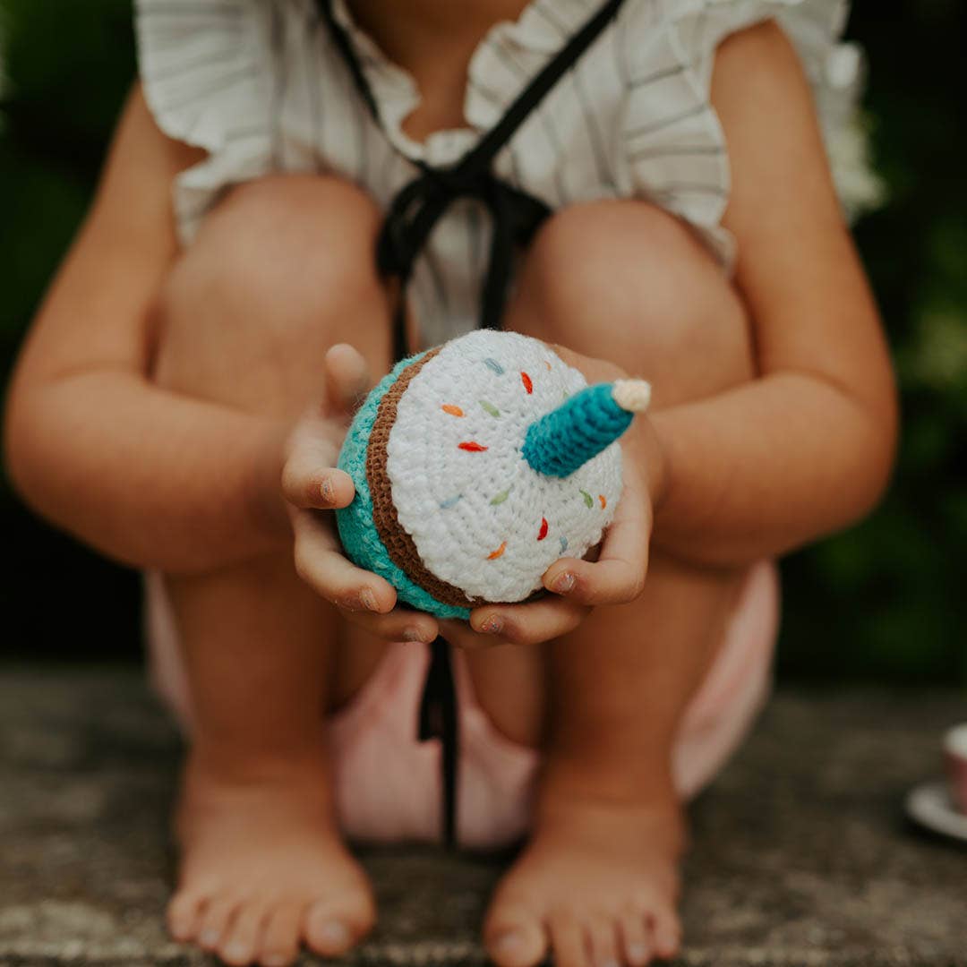 Pretend Play Food Rattle - First Birthday Cupcake