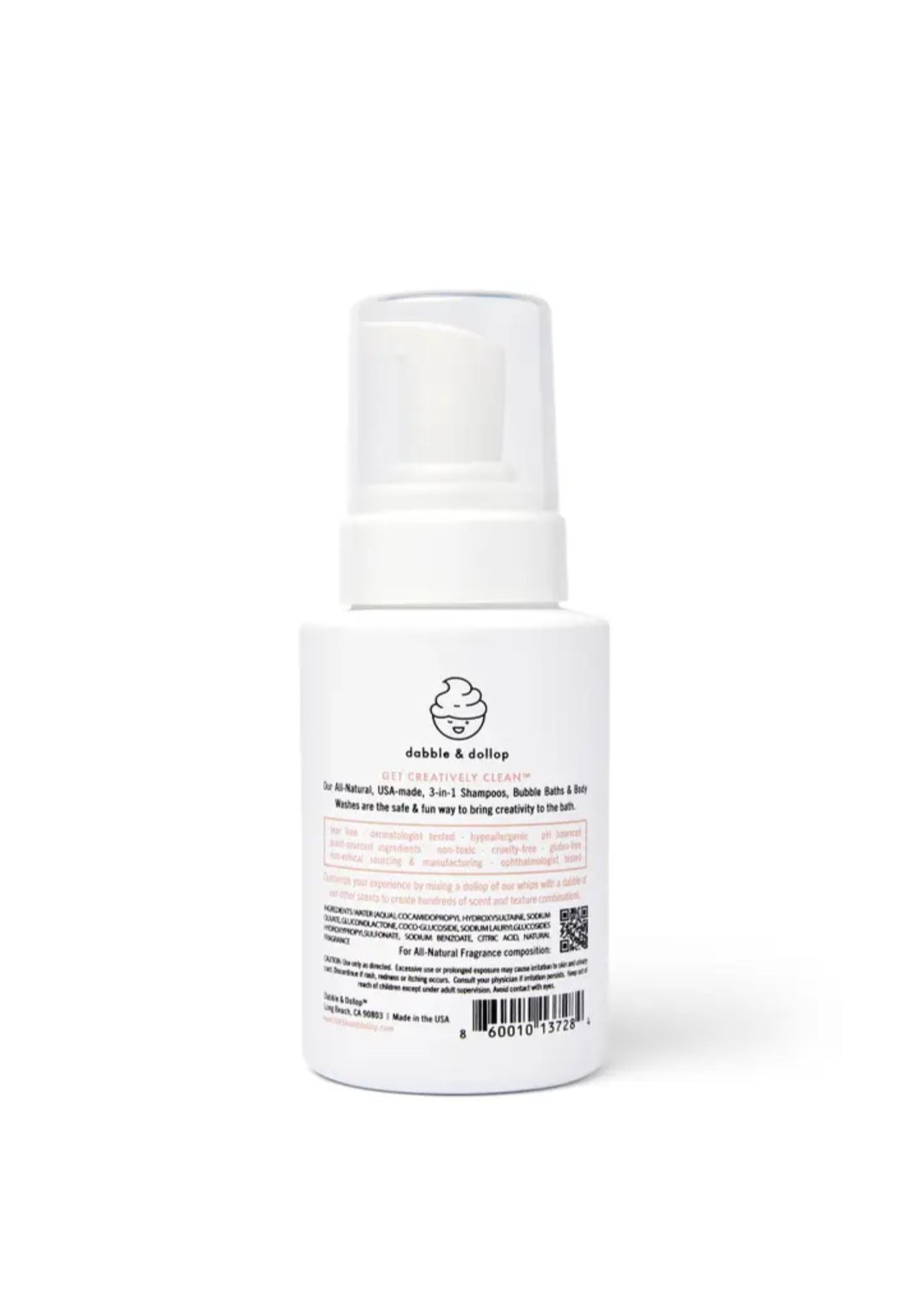 All-Natural Peach Foaming Shampoo & Body Whip