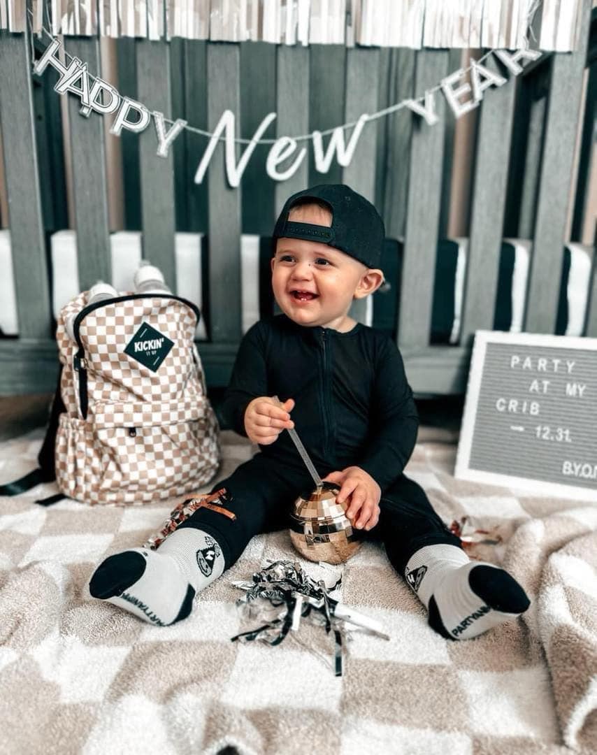 Midnight Zipper Romper