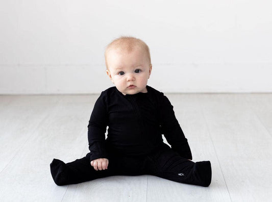 Midnight Zipper Romper