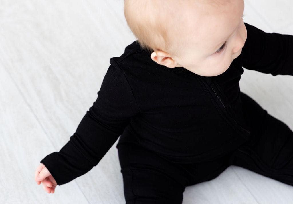 Midnight Zipper Romper