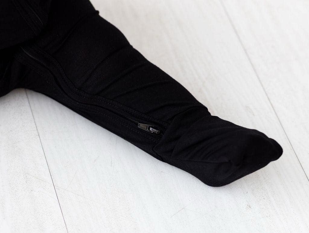 Midnight Zipper Romper